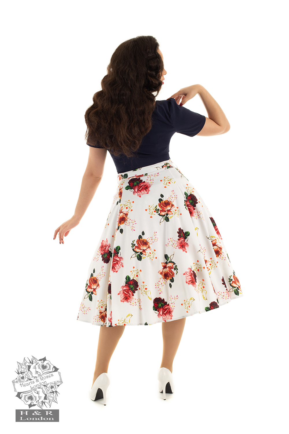 Florence Floral Swing Skirt